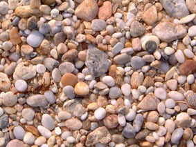 View of pebbles