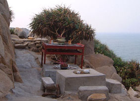 Shrine for worshipping Guanyin